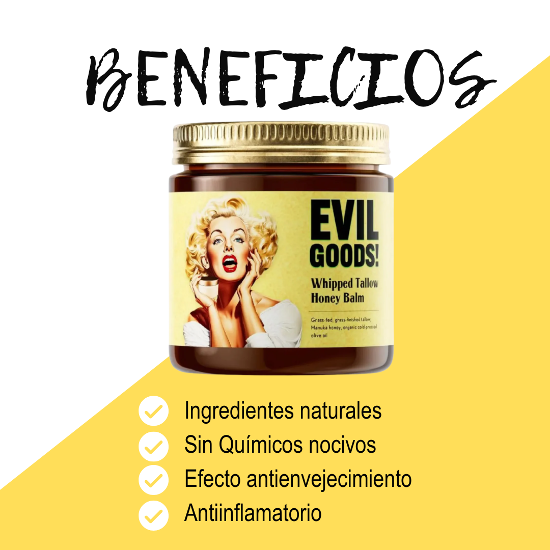 EVIL GOODS! El bálsamo limpio que reemplaza todas tus cremas en una sola fórmula.