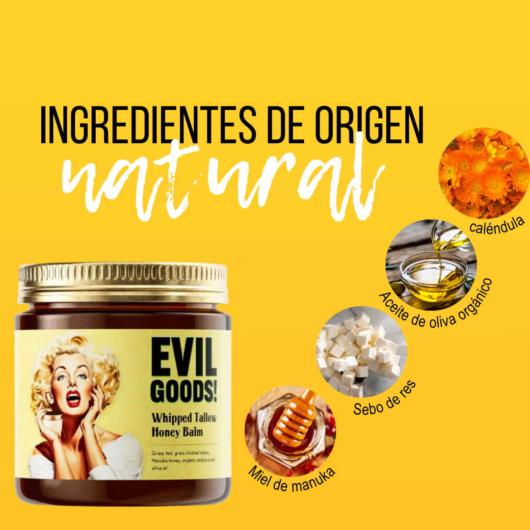 EVIL GOODS! El bálsamo limpio que reemplaza todas tus cremas en una sola fórmula.